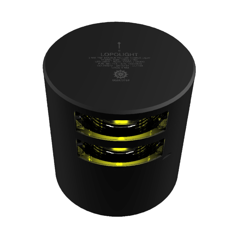 3nm dbl yellow towing, black anodized.